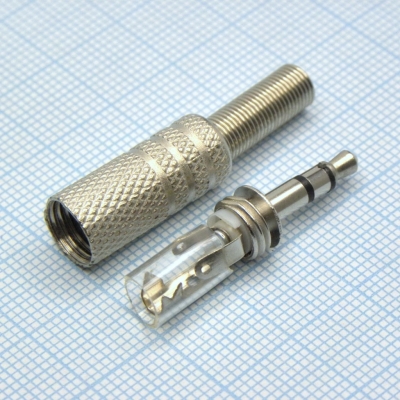TRS 3.5 (mini plug) штекер металл