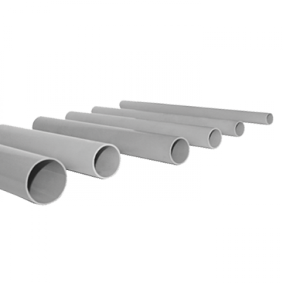 Труба гладкая ПВХ жесткая d32 мм (3 м) (72 м/уп) серая Plast trg-32-3n