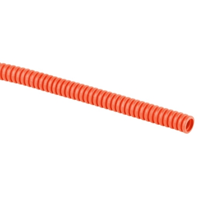 Труба гофрированная ПНД (оранжевый) d 25мм с зонд. легкая 75м (10) Б0051805