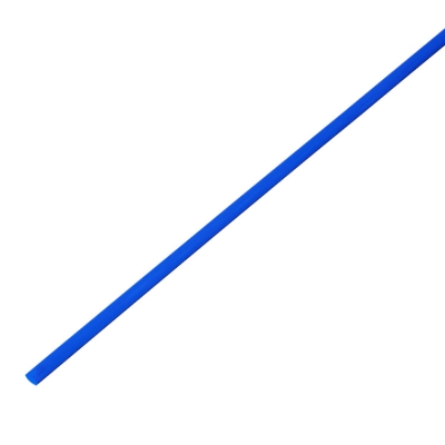 Трубка термоусаживаемая ТУТ 2,0/1,0мм, синяя, упаковка 50 шт. по 1м, 55-0205