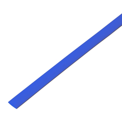 Трубка термоусаживаемая ТУТ 6,0/3,0мм, синяя, упаковка 50 шт. по 1м, 55-0605