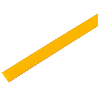 Трубка термоусаживаемая ТУТ 8,0/4,0мм, желтая, упаковка 50 шт. по 1м, 55-0802