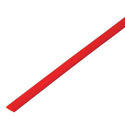 Трубка термоусаживаемая ТУТ 8,0/4,0мм, красная, упаковка 50 шт. по 1м, 55-0804