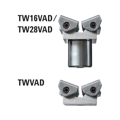 TW16VAD Vario Подставка адаптируемая для зажимных элементов для сварочных столов, ? 16 мм, 45 мм, исполнение: с болтами
