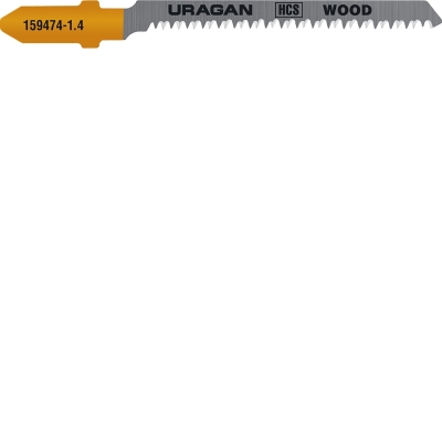 URAGAN T101AO, T-хвост., фигурный рез, шаг 1.3 мм, 50 мм, 2 шт, полотна для лобзика (159474-1.4)