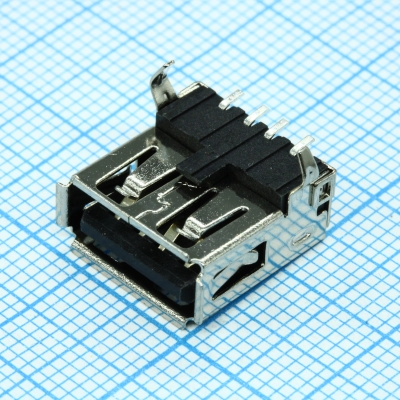 USBA-1J TYPE A SMD BLACK