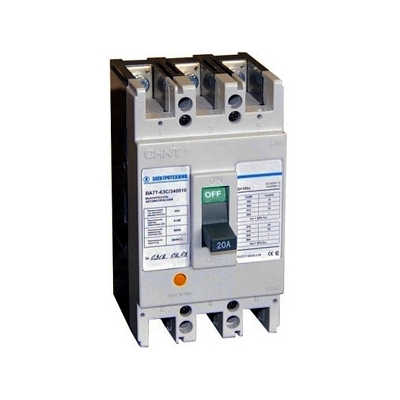 ВА77-63С-340010-40А У3 (стационарный, 3P, 10In, 15кА) (ЭТ)