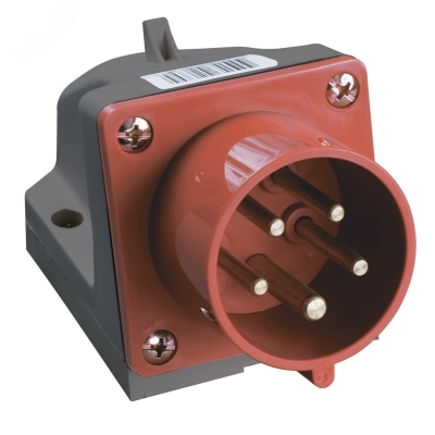 Вилка электрическая наружн. уст. 16А 3P+PE+N 380В IP44 ССИ-515 PSR52-016-5