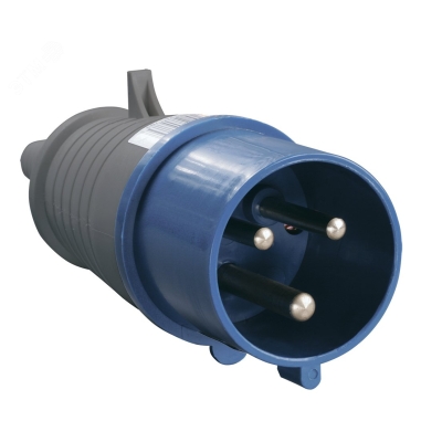 Вилка эл. каб. 32А 2P+PE 220В IP44 ССИ-023 PSR01-032-3
