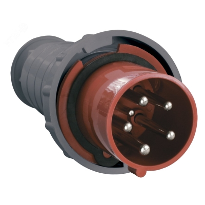 Вилка эл. каб. 63А 3P+PE+N 380В IP54 ССИ-035 IEK PSR02-063-5