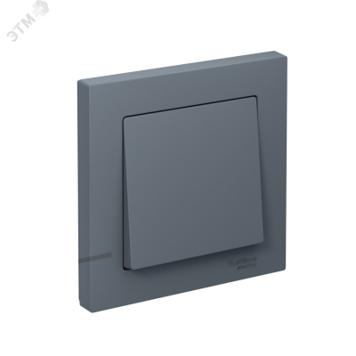 Выключатель 1-кл. СП AtlasDesign 10А IP20 (сх. 1) 10AX в сборе грифель SE ATN000712