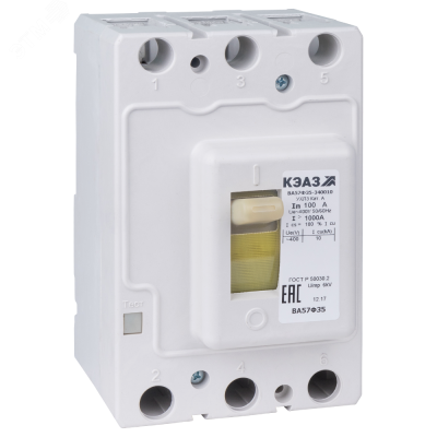 Выключатель автоматический 63А 630Im ВА57Ф35-340010 УХЛ3 400В AC 151417