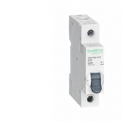 Выключатель автоматический модульный 1п C 25А 4.5кА City9 Set 230В SE C9F34125