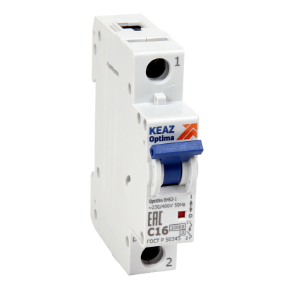 Выключатель автоматический модульный OptiDin BM63-1B6-10-УХЛ3 262513