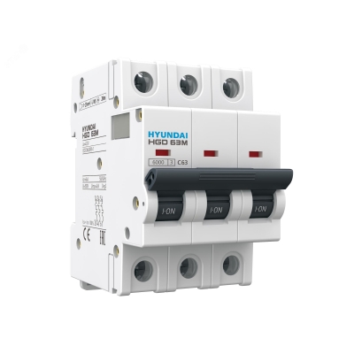 Выключатель автоматический модульный трехполюсный 32А 6кА С HGD HGD63M3PMCS0000C00032_C