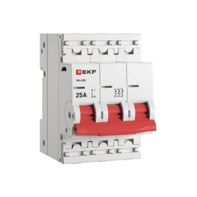 Выключатель нагрузки 3п 25А ВН-63N PROxima S63325