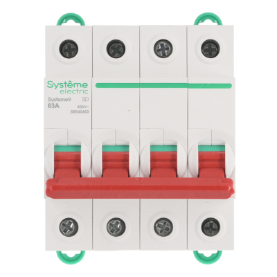 Выключатель нагрузки (ВН) 4P 63A 400В Systeme9 S9S40463