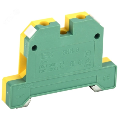 Зажим наборный ЗНИ-6PEN 6кв.мм (JXB-земля) YZN20-006-K52