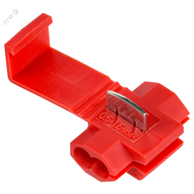 Зажим прокалывающий ответв. ЗПО-1 0.5-1.5кв.мм красн. (уп.100шт) UMR-10-3-100