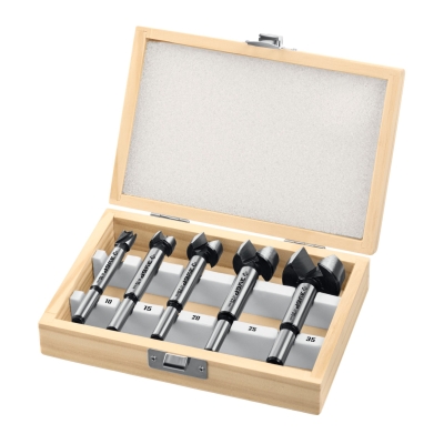 ЗУБР Форстнер 5 шт: 10-15-20-25-35 мм, набор сверл Форстнера по дереву, фанере, ДСП(2994-H5)