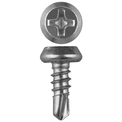 ЗУБР КЛМ-СЦ, 11 х 3.8 мм, цинк, конусная головка 22000 шт (25,3 кг.), саморез со сверлом для листового металла (4-300150-38-11)