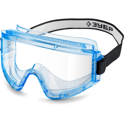 ЗУБР ПАНОРАМА Н, закрытого типа, стекло из ударопрочного поликарбоната, защитные очки с непрямой вентиляцией, Профессионал (110237)