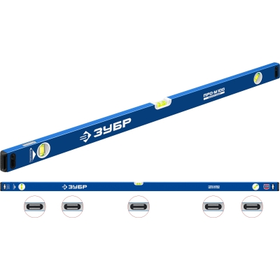 ЗУБР ПРО-М, 1500 мм, усиленный магнитный уровень, Профессионал (34589-150)
