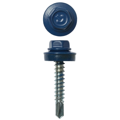 ЗУБР СКД 5005, 29 х 4.8 мм, синий насыщ., 2500 шт (12,6 кг.), кровельный саморез, Профессионал (4-300310-48-029-5005)