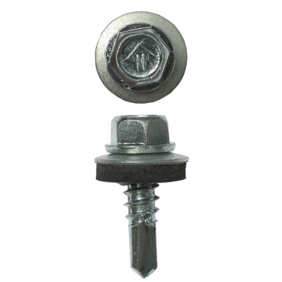 ЗУБР СКМ, 19 х 5.5 мм, цинк, 2500 шт (9,78 кг.), кровельный саморез, Профессионал (4-300310-55-019)