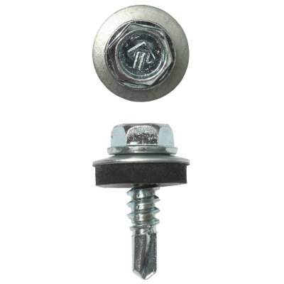 ЗУБР СКМ, 19 х 5.5 мм, цинк, 500 шт (2,21 кг.), кровельный саморез, Профессионал (4-300315-55-019)