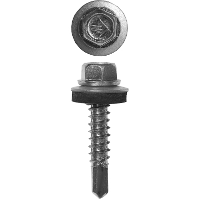 ЗУБР СКМ, 25 х 5.5 мм, цинк, 1800 шт (8,9 кг.), кровельный саморез, Профессионал (4-300310-55-025)