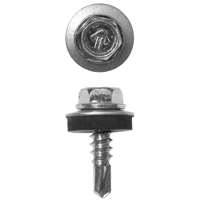 ЗУБР СКМ, 25 х 5.5 мм, цинк, 420 шт (2,17 кг.), кровельный саморез, Профессионал (4-300315-55-025)