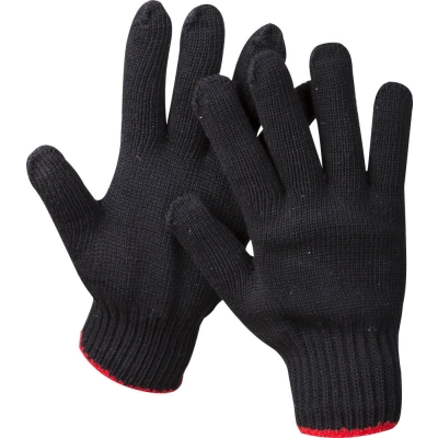 ЗУБР СТАНДАРТ, L-XL, трикотажные перчатки, утеплённые, 7 класс (11461-XL)