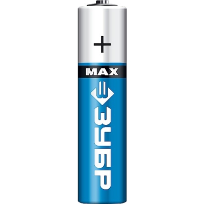 ЗУБР TURBO-MAX, ААА х 4, 1.5 В, алкалиновая батарейка (59203-4C)