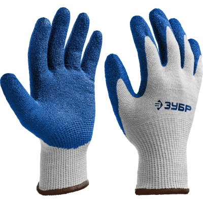 ЗУБР ЗАХВАТ, L-XL, текстурированное покрытие, перчатки с нитриловым обливом, Профессионал (11457-XL)
