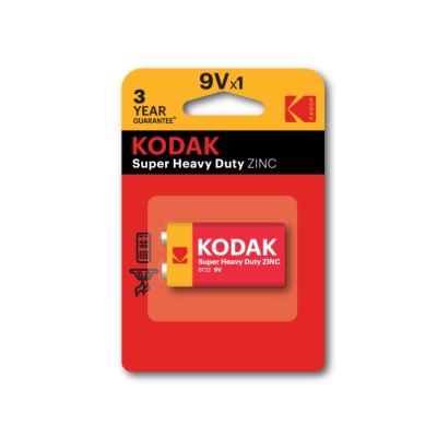 Батарейка Kodak 6F22-1BL EXTRA HEAVY DUTY [K9VHZ-1B] (10/50/7200) СТРОГО КРАТНО 1 шт
