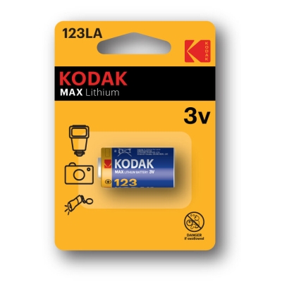 Батарейка Kodak CR123 [ K123LA] (6/12/7200) СТРОГО КРАТНО 1 шт