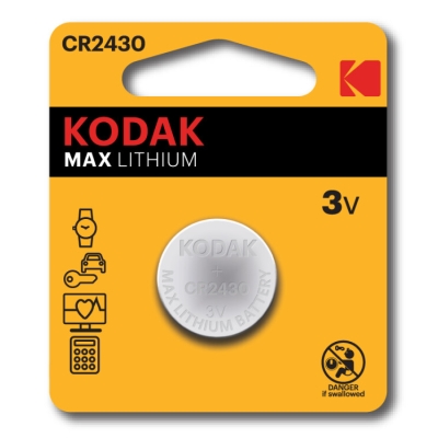 Батарейка Kodak CR2430-1BL (60/240/12000) СТРОГО КРАТНО 1 шт