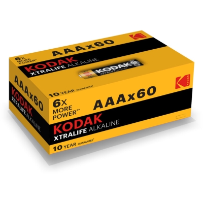 Батарейка Kodak LR03-60 (4S) colour box XTRALIFE [K3A-60] (60/1200/38400) СТРОГО КРАТНО 60 шт
