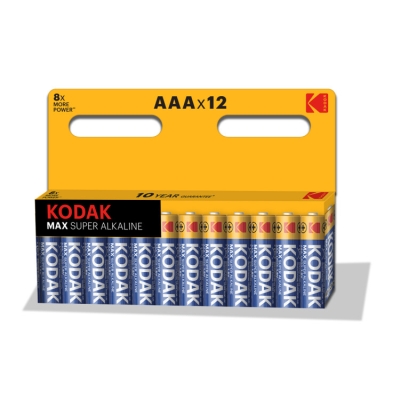 Батарейка Kodak MAX LR03-12BL [K3A-12] (120/720/34560) СТРОГО КРАТНО 12 шт