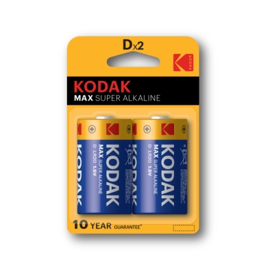 Батарейка Kodak MAX LR20-2BL [ KD-2 ] (20/100/3000) СТРОГО КРАТНО 2 шт
