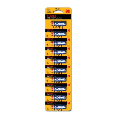 Батарейка Kodak MAX LR6-10BL [KAA-10 ] (100/1000/16000) СТРОГО КРАТНО 10 шт