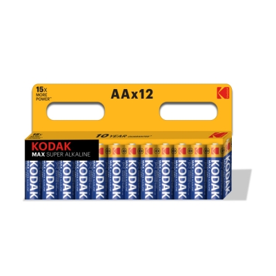 Батарейка Kodak MAX LR6-12BL [KAA-12] (120/720/17280) СТРОГО КРАТНО 12 шт