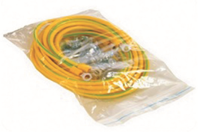 Комплект кабелей заземления для 19" IT-корпусов ДКС серии STI/CQE, 5 шт(кр.1упак)